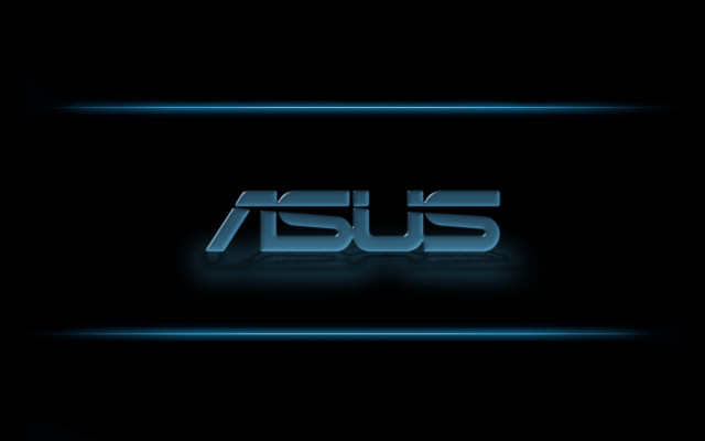 Asus blue lights dark background free wallpaper - medium preview image