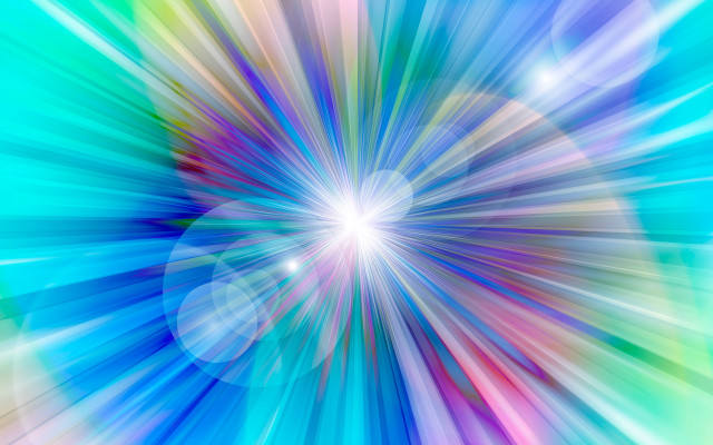 Colorful burst light hologram fireworks free wallpaper - medium preview image