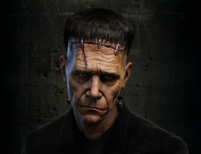 Creepy man black jacket eddie free wallpaper - medium preview image