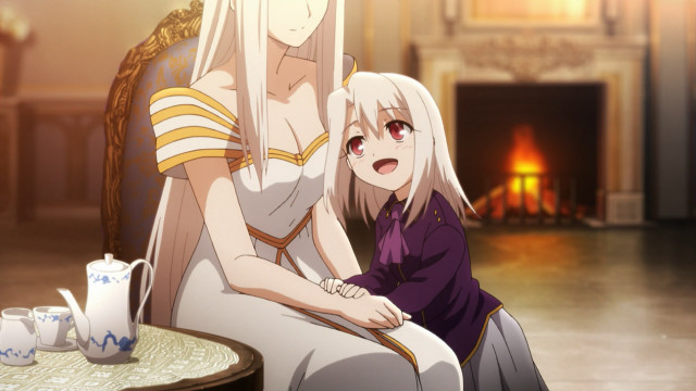 Women fireplace tea table room free wallpaper - medium preview image
