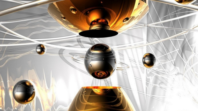 Abstract orbs room ceilingfan light free wallpaper - medium preview image