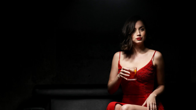 Arabella rankin red dress sitting free wallpaper - medium preview image