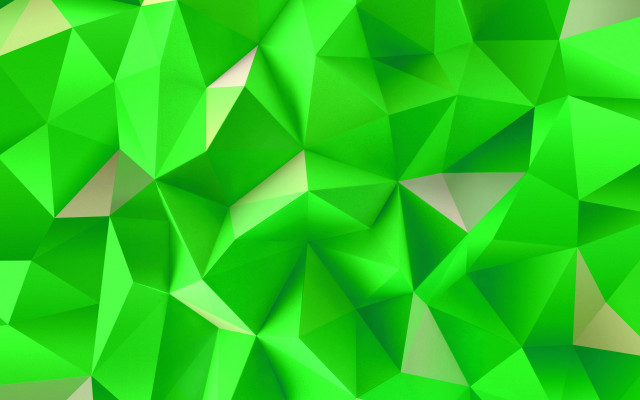 Abstract green low poly triangles free wallpaper - medium preview image