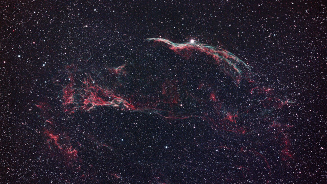 Large star cluster red blue free wallpaper - medium preview image