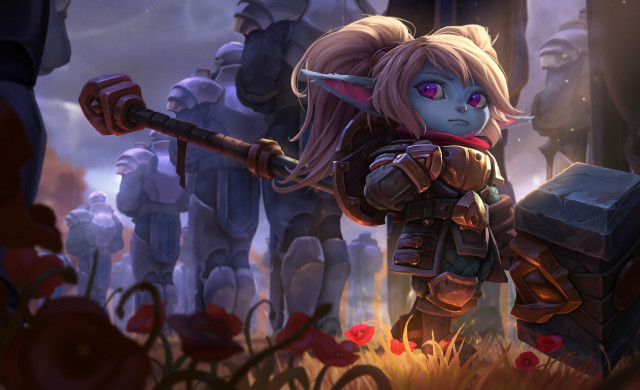 Elf armor sword flower background free wallpaper - medium preview image