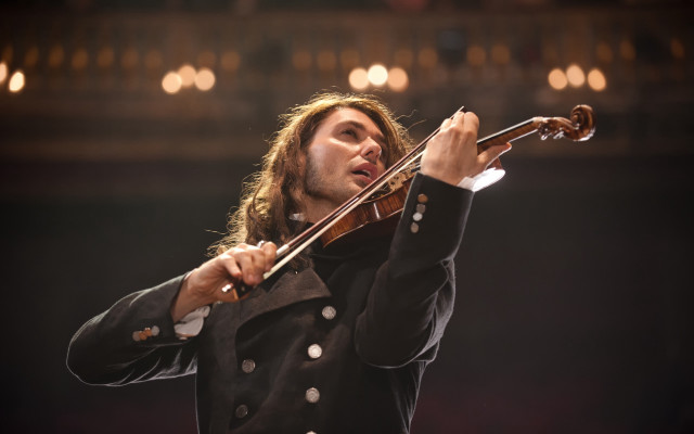Man violin stage neoclassicism promotional free wallpaper - medium preview image