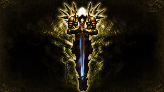 Glowing sword face rayonism andor free wallpaper - medium preview image