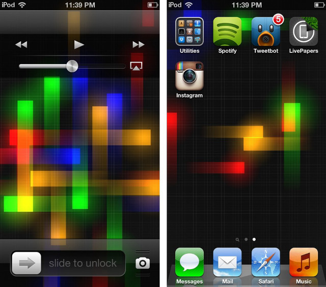 Cellphone screens geometric abstract screenshot free wallpaper - medium preview image