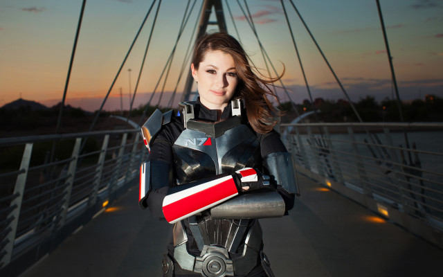 Eve rider futuristic suit skateboard free wallpaper - medium preview image