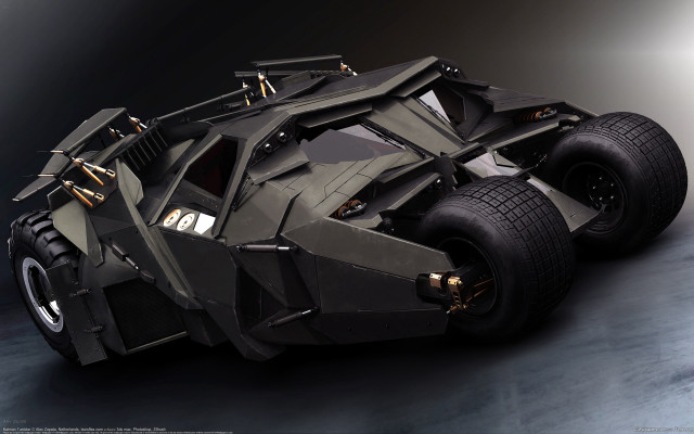 Batmobile dark room light side free wallpaper - medium preview image