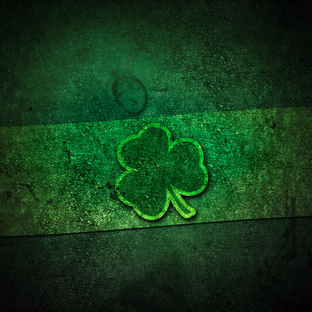 Green shamrock green wall black free wallpaper - medium preview image