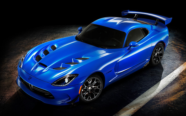Blue sports car parking lot #19 free wallpaper - medium preview image