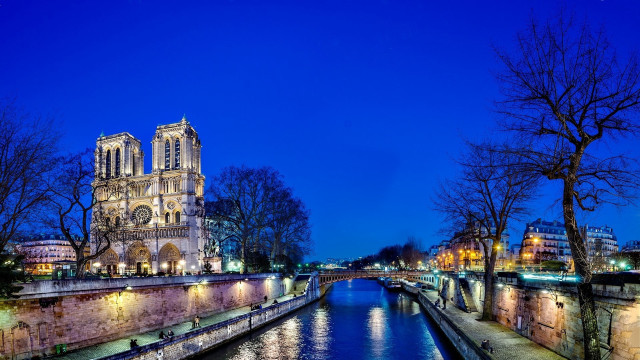 River city clocktower gothic impressionist free wallpaper - medium preview image