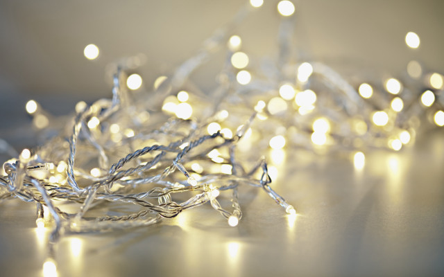 White lights table bokeh moon free wallpaper - medium preview image