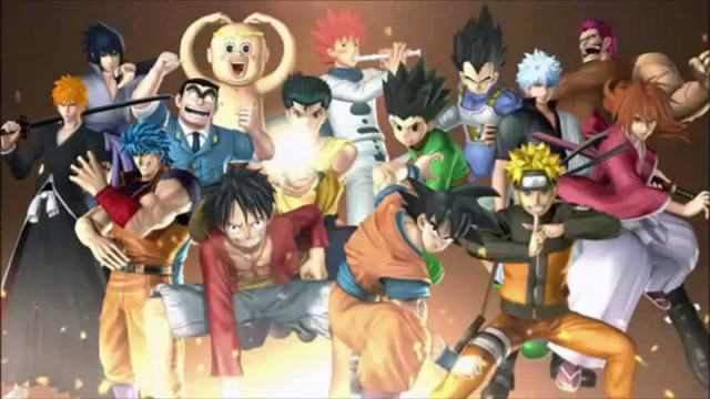 Anime characters sword group action #2 free wallpaper - medium preview image