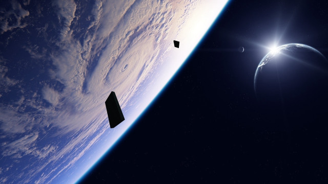 Satellite planet space sky moon free wallpaper - medium preview image