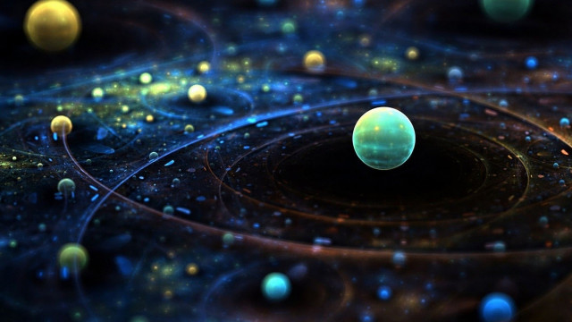 Space planetary spiral star background free wallpaper - medium preview image
