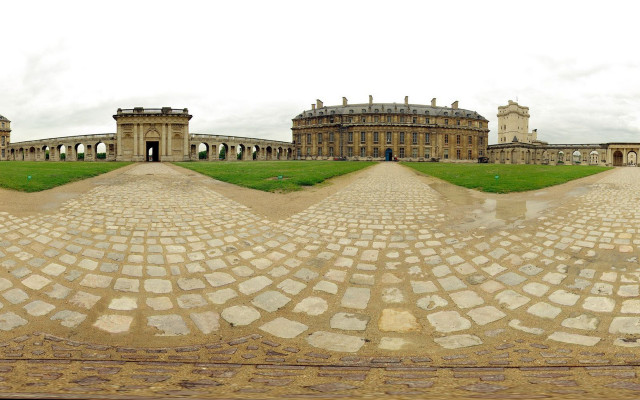 Clocktower greenfield bench christopherwren ultrawide free wallpaper - medium preview image