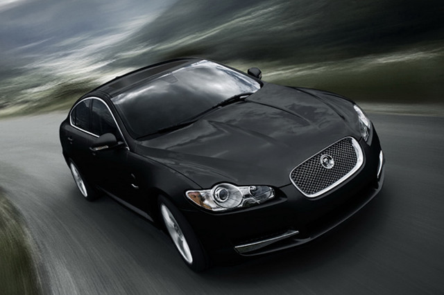 Black car driving cloudy sky free wallpaper - medium preview image