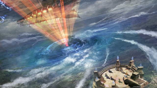 Fantasy ship ocean planet sky free wallpaper - medium preview image