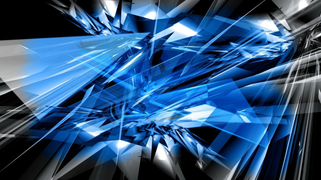 Blue abstract black white lines free wallpaper - medium preview image