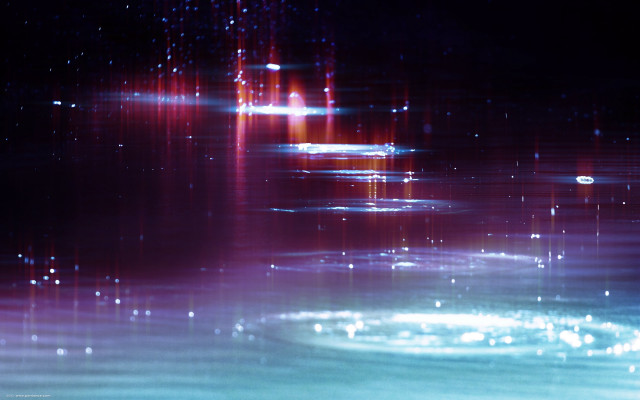 Blurry water red blue light free wallpaper - medium preview image