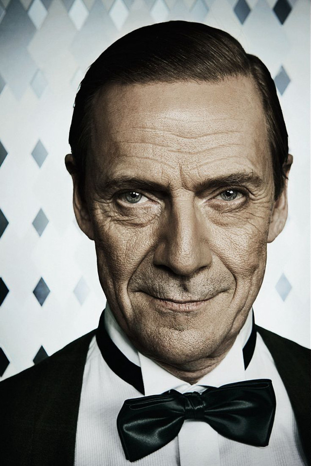 Man tuxedo bowtie smile wall free wallpaper - medium preview image