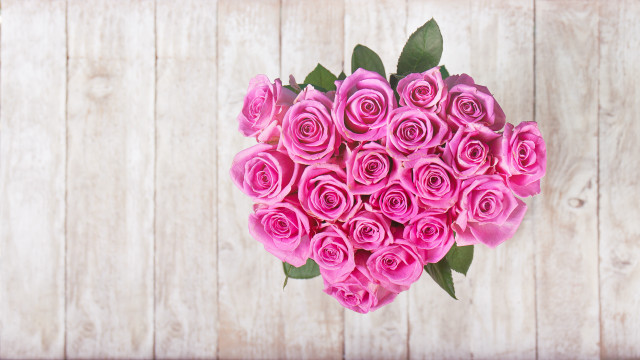 Heart shaped pink roses white free wallpaper - medium preview image