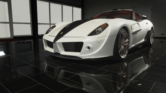 White sports car garage black #5 free wallpaper - medium preview image