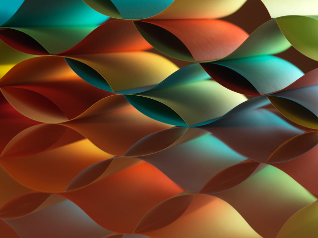 Colorful abstract curved red blue free wallpaper - medium preview image