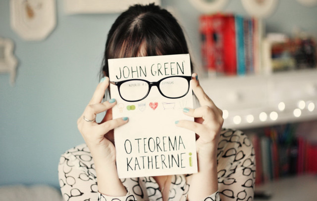 Woman reading book glasses aqua free wallpaper - medium preview image