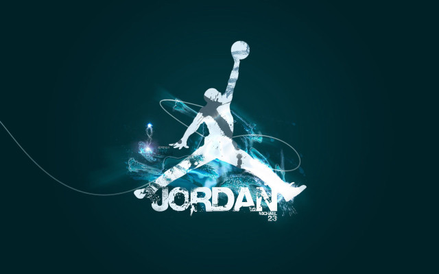 Basketball player jumping ball jordan free wallpaper - medium preview image