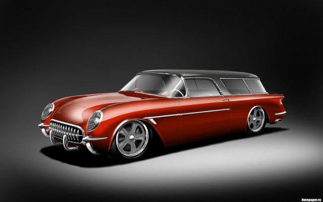Red car black background ed free wallpaper - medium preview image