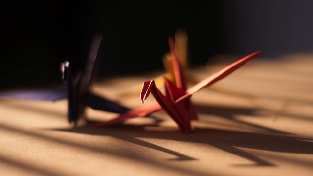 Scissors shadow abstract conceptual art free wallpaper - medium preview image