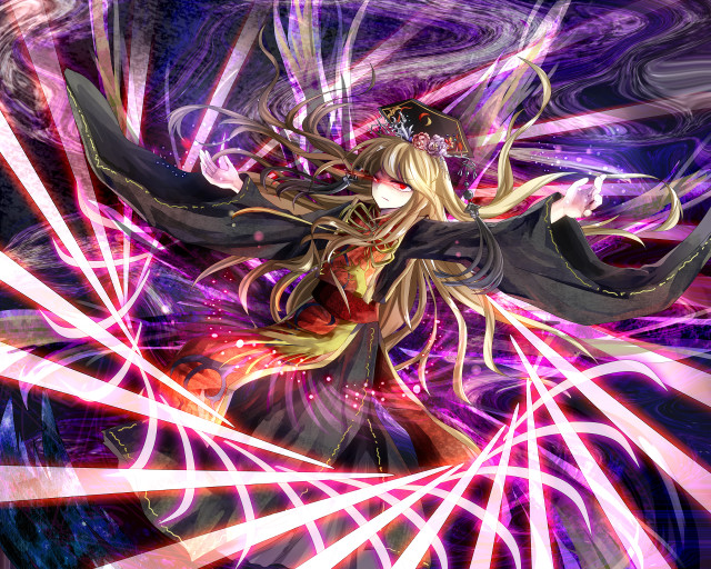 Woman long hair sword in #4 free wallpaper - medium preview image