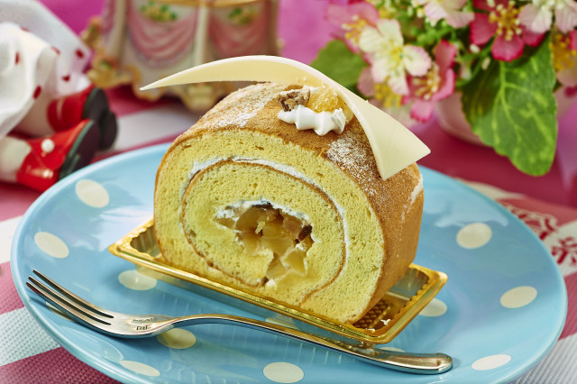 Cake plate fork tea pink free wallpaper - medium preview image