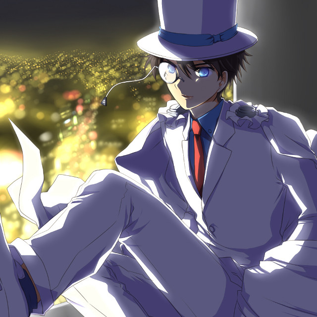 Man top hat suit sitting free wallpaper - medium preview image
