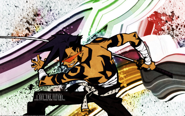 Cartoon character sword book rainbow free wallpaper - medium preview image