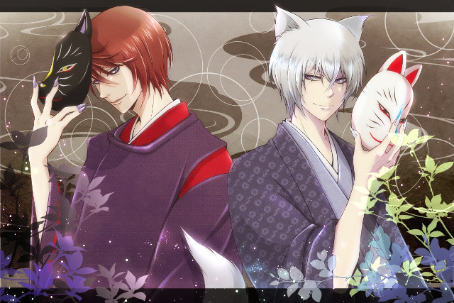 Anime characters cats head shoulder free wallpaper - medium preview image