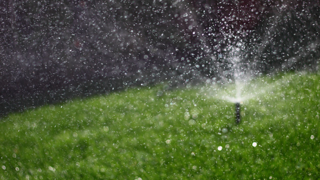 Sprinkler lawn rain redhouse environmental free wallpaper - medium preview image