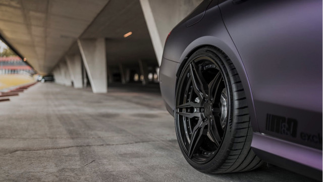 Car tire parking lot ramp free wallpaper - medium preview image