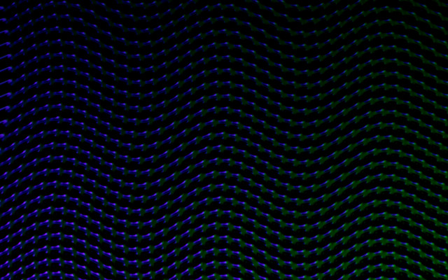 Wavy lines blue green holography free wallpaper - medium preview image