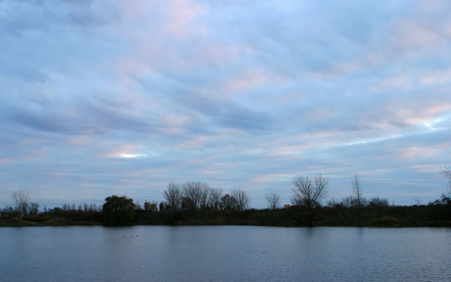 Australian tonalism lake ducks clouds free wallpaper - medium preview image