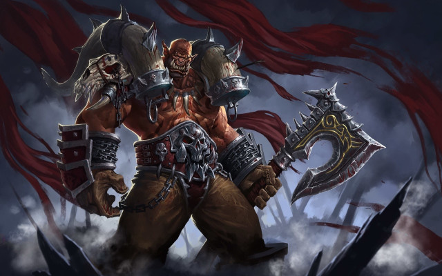 Man armor sword redflag fantasy free wallpaper - medium preview image