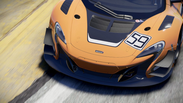 Sports car track front number free wallpaper - medium preview image