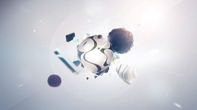Floating balls sky background sun free wallpaper - medium preview image