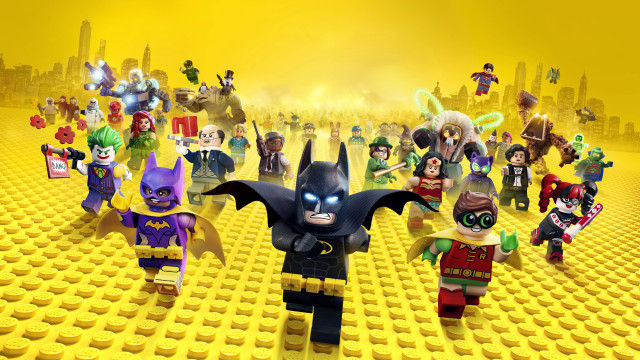 Lego batman pixel art dual free wallpaper - medium preview image