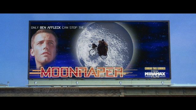 Billboard man bike moon background free wallpaper - medium preview image