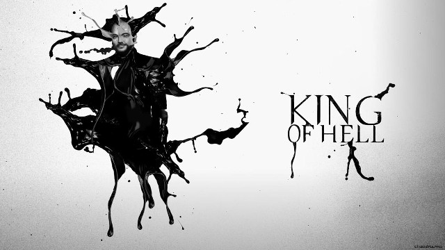Man crown black white background free wallpaper - medium preview image
