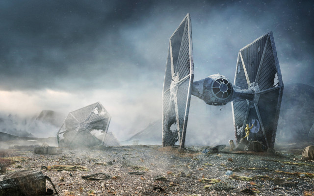 Star wars droid tie smoke free wallpaper - medium preview image